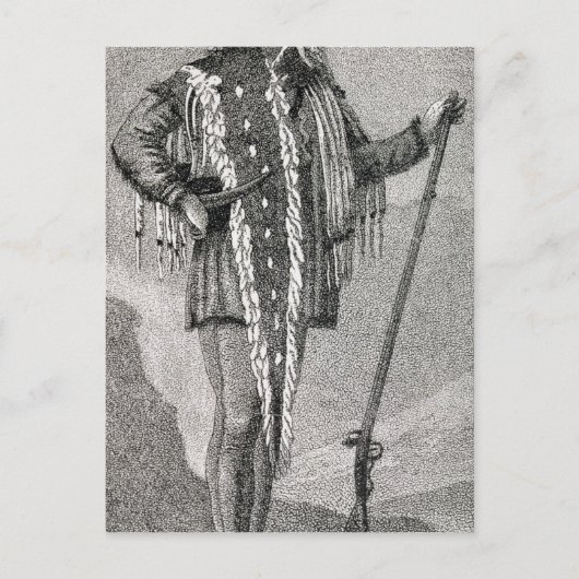 Portret van Meriwether Lewis gegraveerd Briefkaart (Voorkant)