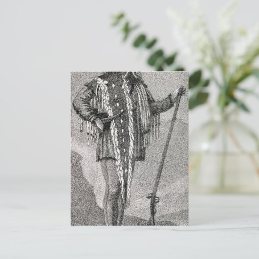 Portret van Meriwether Lewis gegraveerd Briefkaart (Staand voorkant)