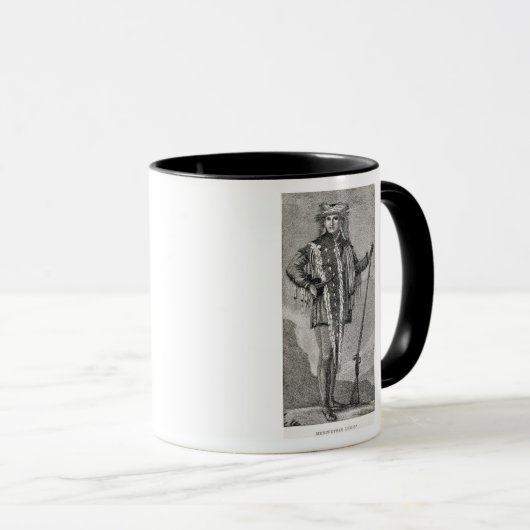 Portret van Meriwether Lewis gegraveerd Mok (Voorkant rechts)