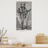 Portret van Meriwether Lewis gegraveerd Poster (Keuken)