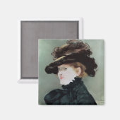 Portret van Mery Laurent 1882 Magneet (Voorkant / Achterkant)
