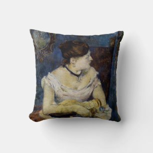 Portret van Mette Gaugin, de vrouw van kunstenaars Kussen