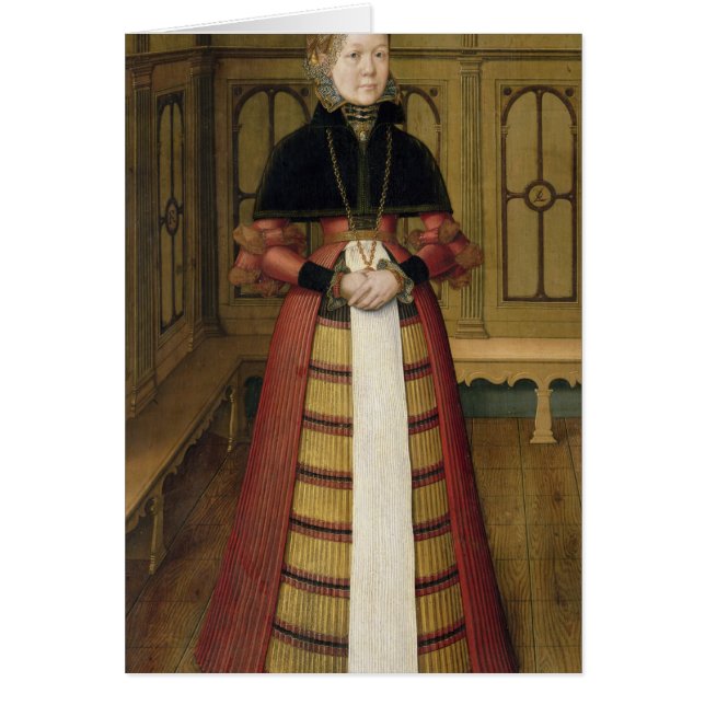 Portret van Mette von Munchhausen (Voorkant)