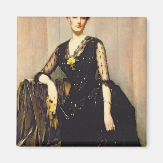 Portret van mevrouw Agnes Williamson Magneet (Voorkant)