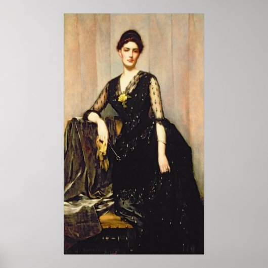 Portret van mevrouw Agnes Williamson Poster (Voorkant)