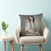 Portret van mevrouw C.W.Stoughton (d.1907), driekw Kussen (Stoel)