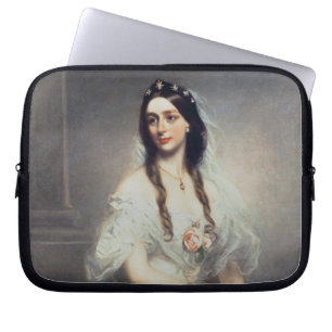 Portret van mevrouw C.W.Stoughton (d.1907), driekw Laptop Sleeve