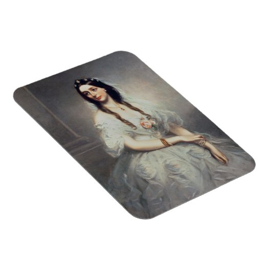 Portret van mevrouw C.W.Stoughton (d.1907), driekw Magneet (Rechterzijde)