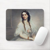 Portret van mevrouw C.W.Stoughton (d.1907), driekw Muismat (Met muis)