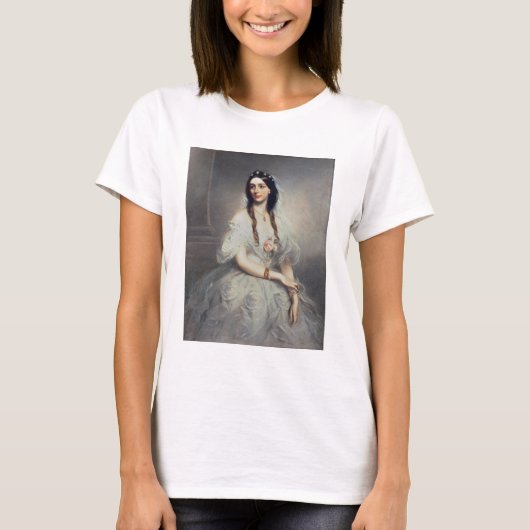 Portret van mevrouw C.W.Stoughton (d.1907), driekw T-shirt (Voorkant)