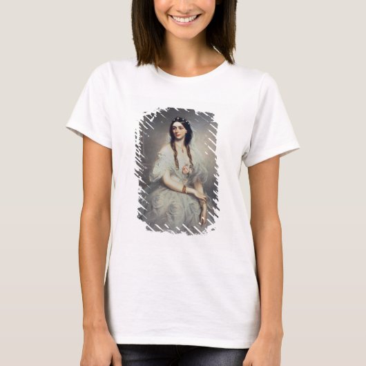 Portret van mevrouw C.W.Stoughton (d.1907), driekw T-shirt (Voorkant)