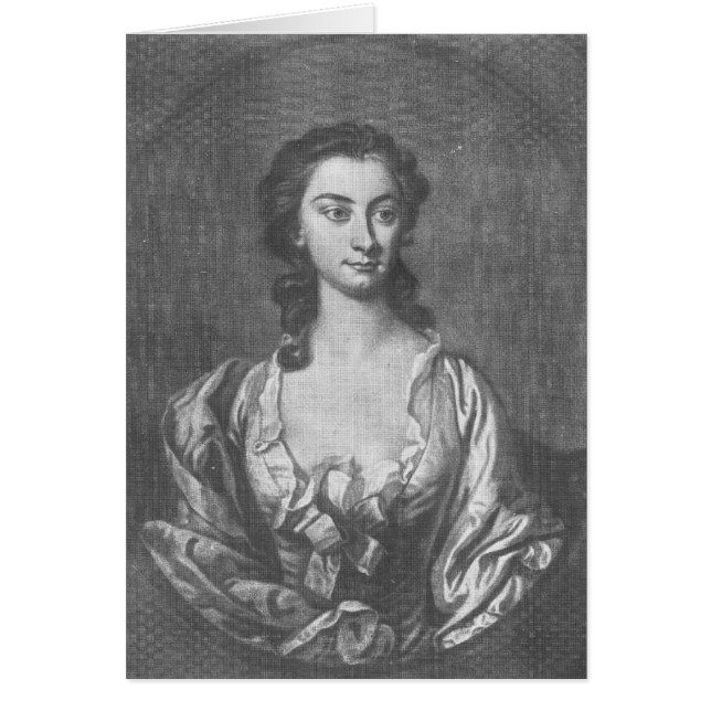 Portret van mevrouw Cibber, Actress en Singer (Voorkant)