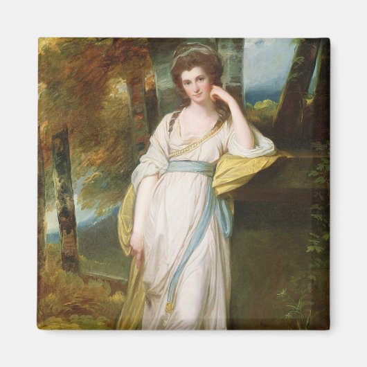 Portret van mevrouw Henry Maxwell Magneet (Voorkant)