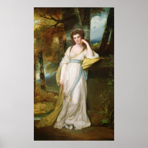 Portret van mevrouw Henry Maxwell Poster