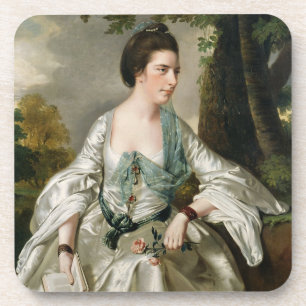 Portret van mevrouw Nicholas Ashton, nee Mary Warb Bier Onderzetter