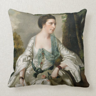 Portret van mevrouw Nicholas Ashton, nee Mary Warb Kussen
