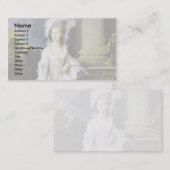 Portret van mevrouw Thomas Graham door Thomas Gain Visitekaartje (Voorkant / Achterkant)