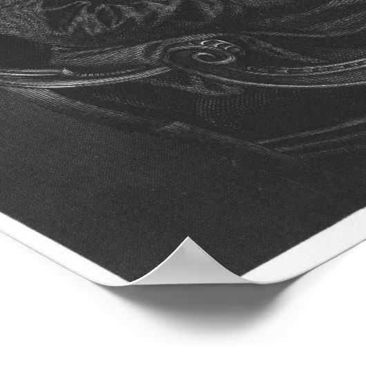 Portret van Michael Faraday Poster (Hoek)