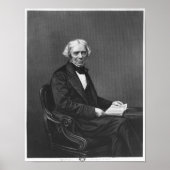 Portret van Michael Faraday Poster (Voorkant)