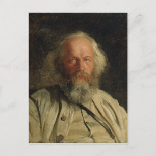 Portret van Michail Alexandrovich Bakunin 1871 Briefkaart