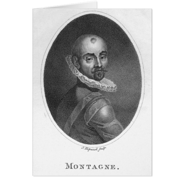 Portret van Michel de Montaigne (Voorkant)