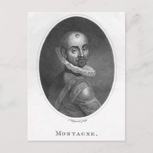 Portret van Michel de Montaigne Briefkaart (Voorkant)