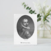 Portret van Michel de Montaigne Briefkaart (Staand voorkant)