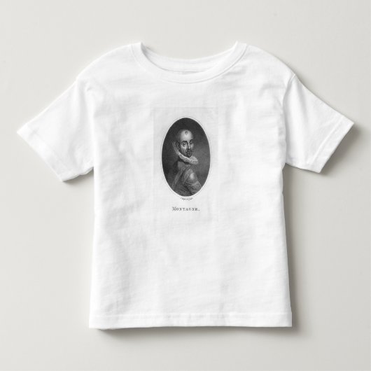 Portret van Michel de Montaigne Kinder Shirts (Voorkant)