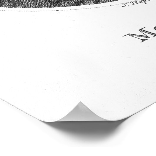 Portret van Michel de Montaigne Poster (Hoek)