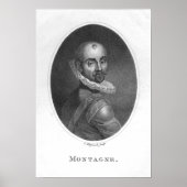 Portret van Michel de Montaigne Poster (Voorkant)