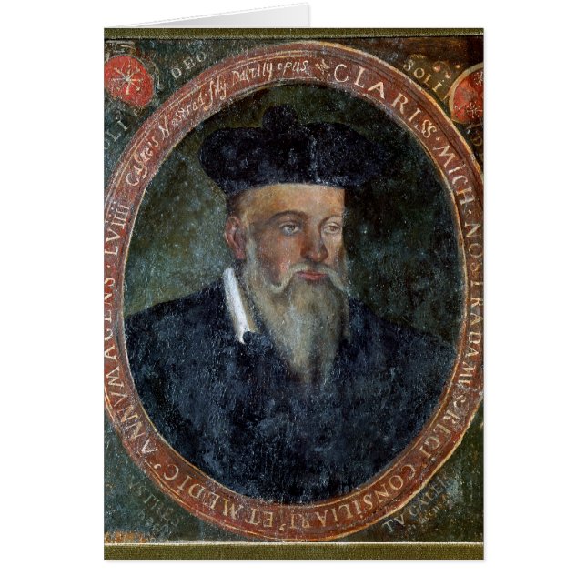 Portret van Michel de Nostradame (Voorkant)