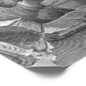 Portret van Michel de Nostradame Poster (Hoek)