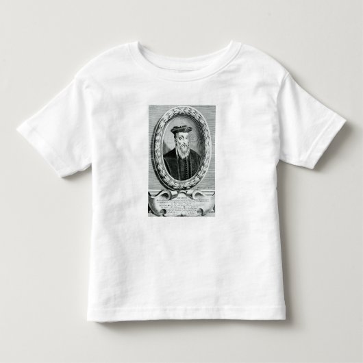 Portret van Michel de Nostredame Kinder Shirts (Voorkant)