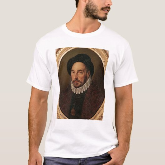 Portret van Michel Eyquem de Montaigne T-shirt (Voorkant)
