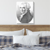 Portret van Michel-Jean Sedaine Canvas Afdruk (Insitu (Slaapkamer))
