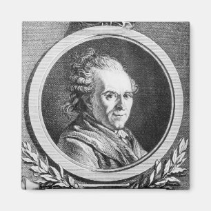 Portret van Michel-Jean Sedaine Magneet
