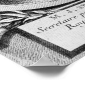 Portret van Michel-Jean Sedaine Poster (Hoek)