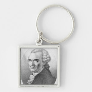 Portret van Michel-Jean Sedaine Sleutelhanger