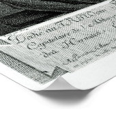 Portret van Michel Nostradamus Poster (Hoek)