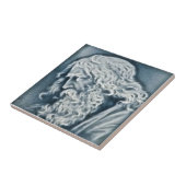 Portret van Michelangelo Antiek Tile Reproduction Tegeltje (Zijkant)