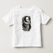 Portret van Miguel de Cervantes Saavedra Kinder Shirts (Voorkant)