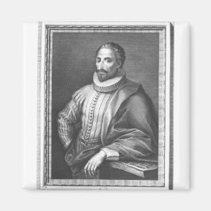 Portret van Miguel de Cervantes Saavedra Magneet