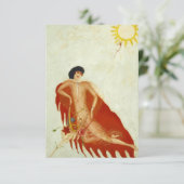 Portret van Mijzelf door Florine Stettheimer Bedankkaart (Staand voorkant)