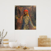 Portret van Mikhail Kuzmin, 1911-12 Poster (Keuken)