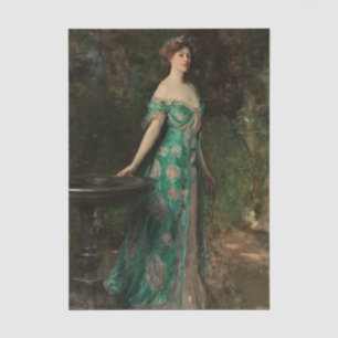 Portret van Millicent Leveson-Gower door Sargent Tissuepapier
