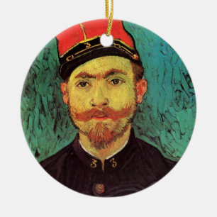 Portret van Milliet, de minnaar door Vincent van G Keramisch Ornament
