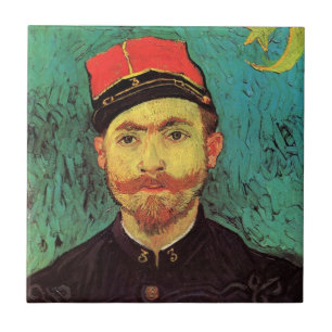 Portret van Milliet, De Minnaar door Vincent van G Tegeltje