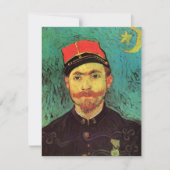 Portret van Milliet, The Lover door Vincent van Go (Voorkant)