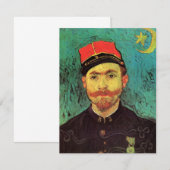 Portret van Milliet, The Lover door Vincent van Go (Voorkant / Achterkant)