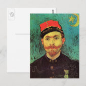 Portret van Milliet, The Lover door Vincent van Go Briefkaart (Voorkant / Achterkant)